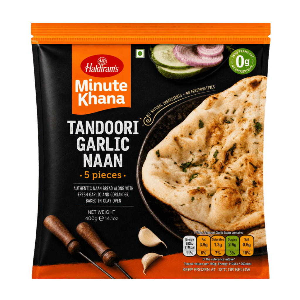 Haldiram Tandoori Garlic Naan 5 pcs buy online USA - 1